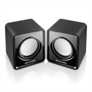 Caixa De Som Multilaser 20 Mini 3W Rms Preta