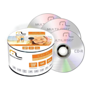 Mídia Cd-R Vel. 52X - 50 Un