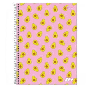 Caderno Universitário Feminino  Capa Dura 200 Folhas D+ Tilibra