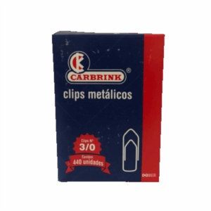 Clipes 3/0 Caixa Grande com 440 Unidades