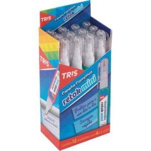 Caneta Corretiva Retok Mini 4ml Tris