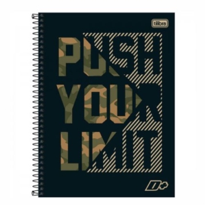 Caderno Masculino Universitário Capa Dura 96 Folhas D+ Tilibra