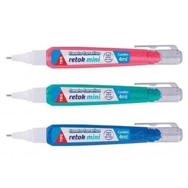 Caneta Corretiva Retok Mini 4ml Tris - Image 2