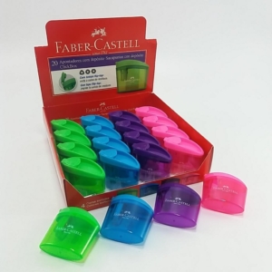Apontador Com Depósito Clickbox Faber Castell