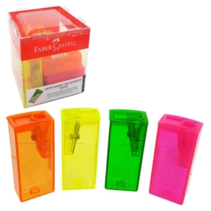 Apontador Com Depósito Neon Faber Castell