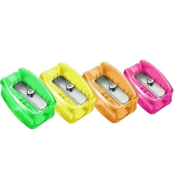 Apontador Sem Depósito Clássico Neon Faber Castell