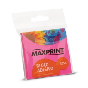 Bloco Adesivo Neon 76 X 76 Com 100 Folhas