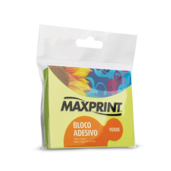 Bloco Adesivo Neon 76 X 76 Com 100 Folhas - Image 2