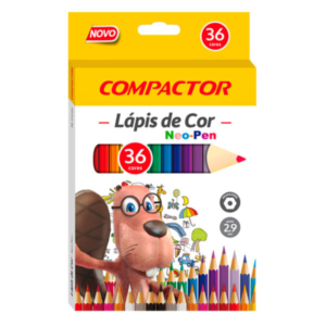 Lápis De Cor Neo-Pen 36 Cores Compactor