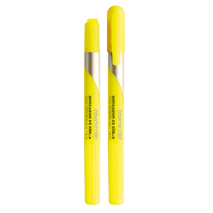 Caneta Marca Texto Bíblia Amarelo Compactor