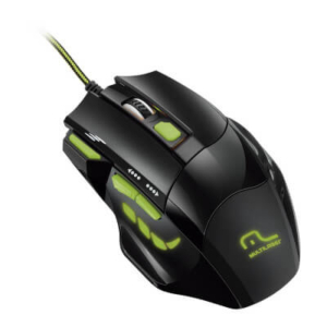 Mouse Gamer com Botão QuickFire Verde