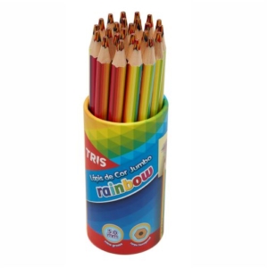 Lápis De Cor Rainbow Jumbo Tris