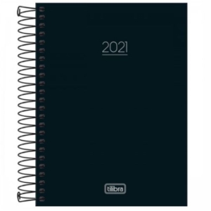 Agenda Pepper Preta Espiral Tilibra