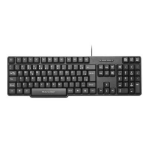 Teclado Básico Slim Preto Ps/2 Preto Multilaser TC225