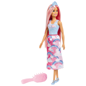 Boneca Barbie Princesa Cabelos Coloridos