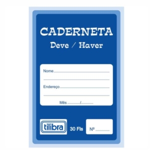 Caderneta Deve/Haver 30 Folhas Tilibra