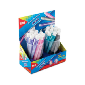 Caneta Borracha Push Tris