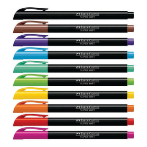 Canetinha Hidrográfica Super Soft Faber Castell