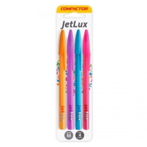 Caneta Jet Lux Com 4 unidades Compactor