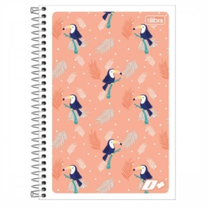 Caderno Flexível Espiral 1/4 48 Folhas D+ Tilibra
