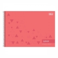 Caderno Desenho Capa Dura Espiral 60 Folhas Lunix Tilibra