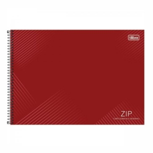 Caderno Desenho Capa Dura Espiral 96 Folhas Zip Tilibra
