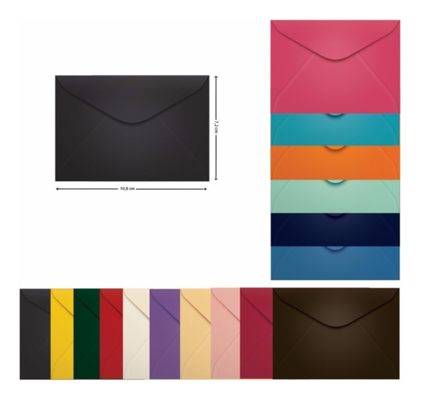 Envelope Colorido 0,72x108