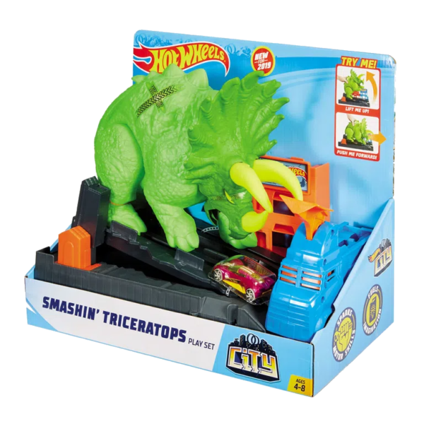 Hot Wheels Ataque De Triceratops