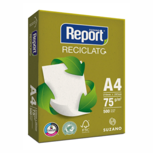 Papel A4 297 X 210 Reciclato Report