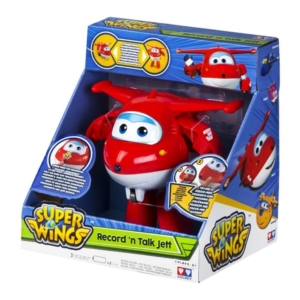 Boneco Jett Super Wings  Grava e Fala