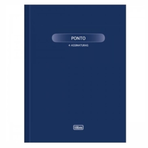 Livro Ponto 4 Assinaturas GRD 100 Folhas Tilibra