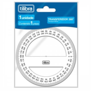 Transferidor 360° Graus Académie Tilibra