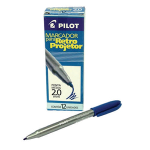 Caneta Para Retroprojetor 2.0 Azul Pilot