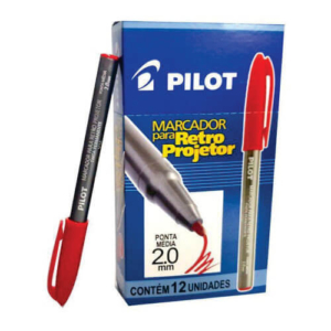 Caneta Para Retroprojetor 2.0 Vermelha Pilot