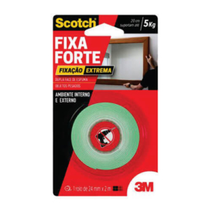 Fita Dupla Face Fixa Forte 5kg Scotch