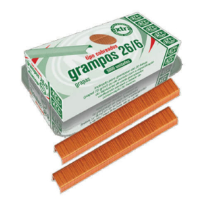Grampo 26/6 Cobreado Com 5000 Unidades ACC