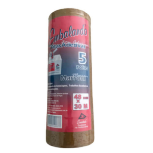 Fita Adesiva PVC Marrom 48x30 Embalando
