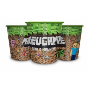 Balde Pipoca Meu Game Mine