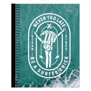 Caderno Universitário Capa Dura 300 Folhas Four Young Masculino