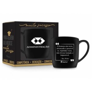Caneca Porcelana Urban 360ml Administração