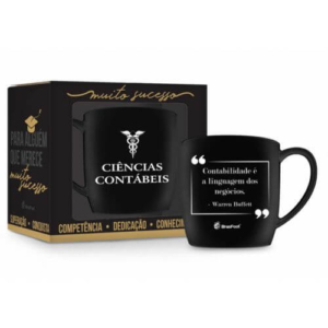 Caneca Porcelana Urban 360ml Ciências Contábeis