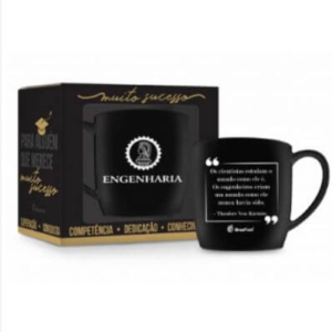 Caneca Porcelana Urban 360ml Engenharia