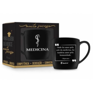 Caneca Porcelana Urban 360ml Medicina