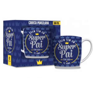 Caneca Porcelana Urban Pai 360ml