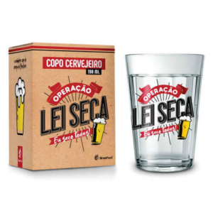 Copo Americano 190ml Operção Lei Seca