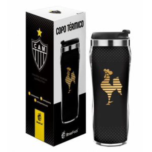 Copo Plástico Inox Atlético