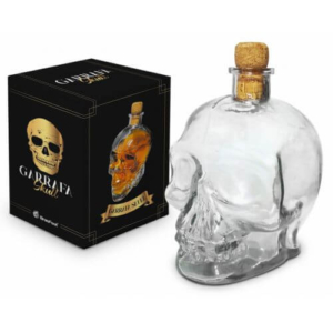 Garrafa de Vidro Caveira 750ml