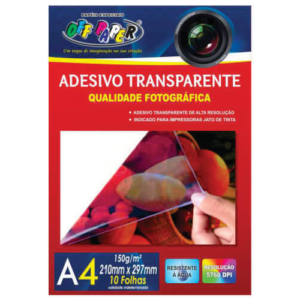 Adesivo Transparente A4 - 150g Off Paper