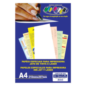 Papel Casca De Ovo A4 Branco - 180g