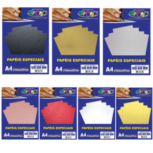Papel Metalizado A4 -150g